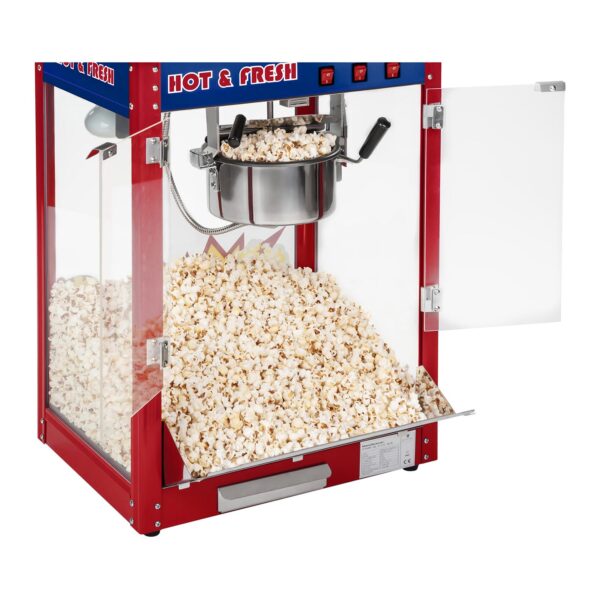 Stroj na popcorn s vozíkem 1600W (americký design) - Image 4