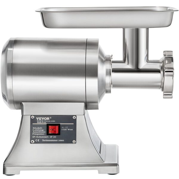Mlýnek na maso 12 - 1100W 150kg/h / 5 x šajba / 2x nůž - Image 3