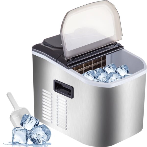 Vevor výrobník ledu LCD 18kg/24hod