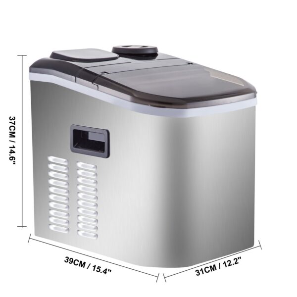 Vevor výrobník ledu LCD 18kg/24hod - Image 7