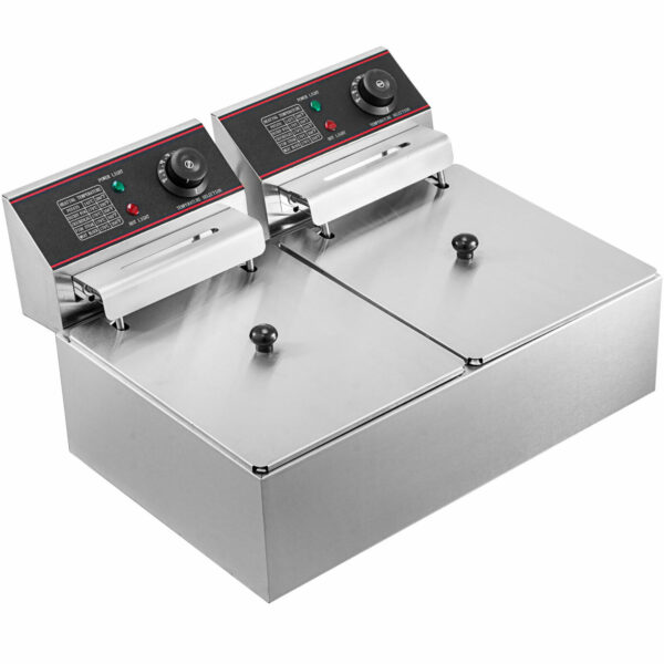 Elektrická fritéza Vevor 2x6L - Image 2