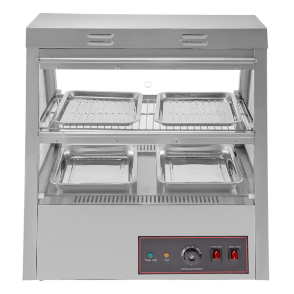 Vevor topná vitrína 2 police 800W - Image 3