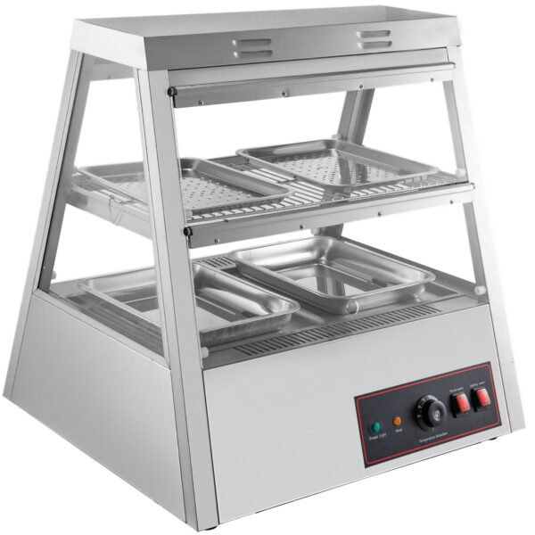 Vevor topná vitrína 2 police 800W - Image 2