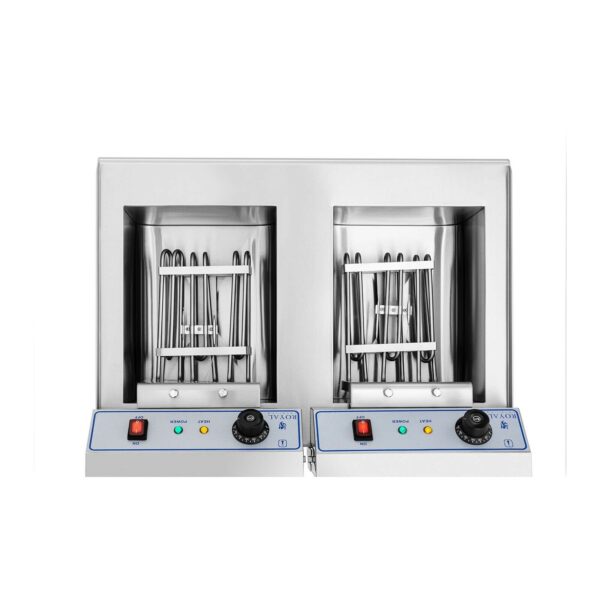 Dvojitá elektrická fritéza 2x16L se spodní skříňkou - Image 3