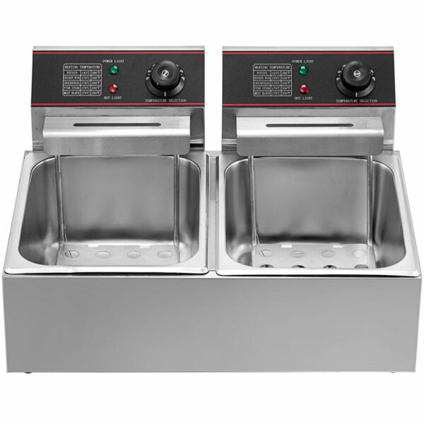 Elektrická fritéza Vevor 2x6L - Image 3