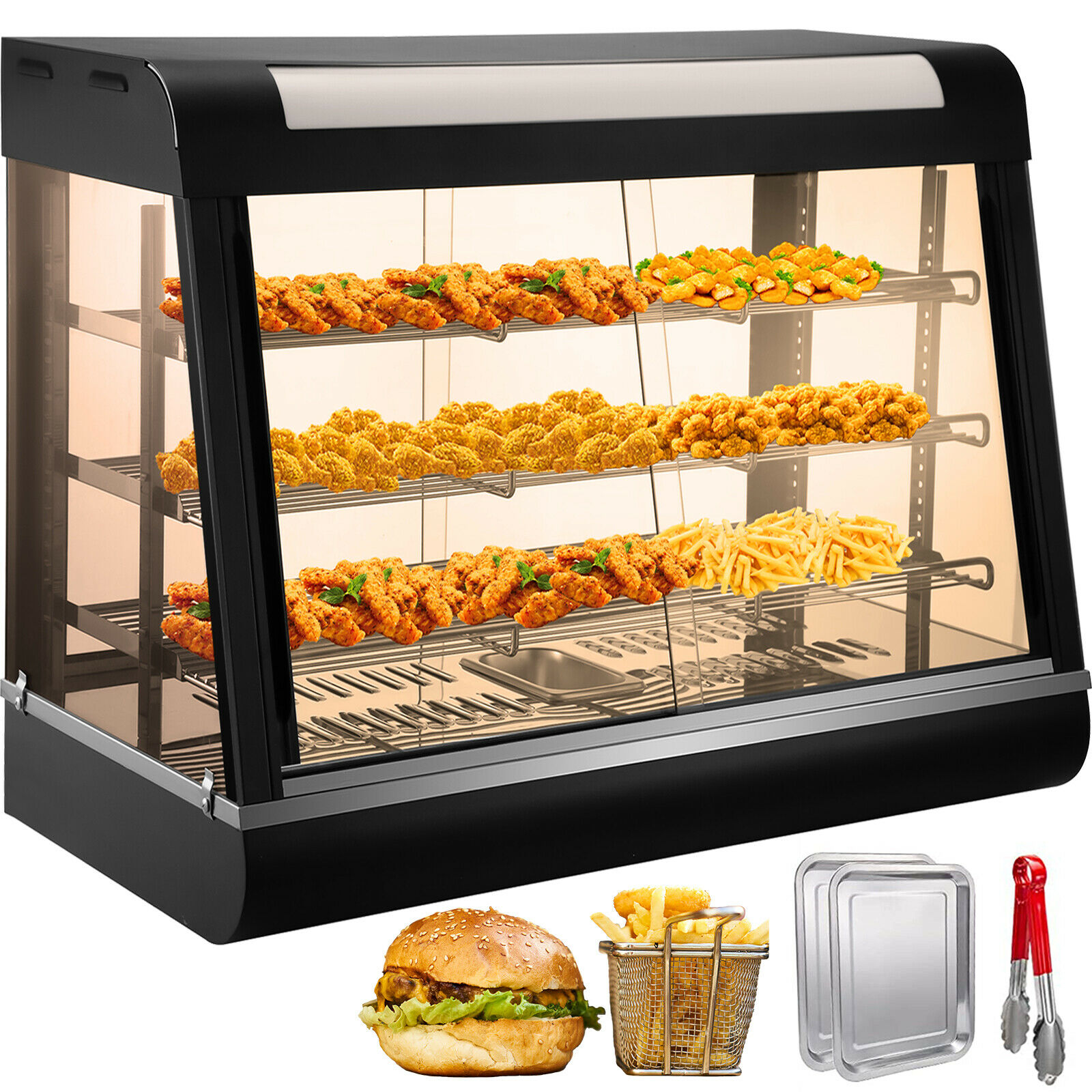 Topná vitrína 3 police 1800W