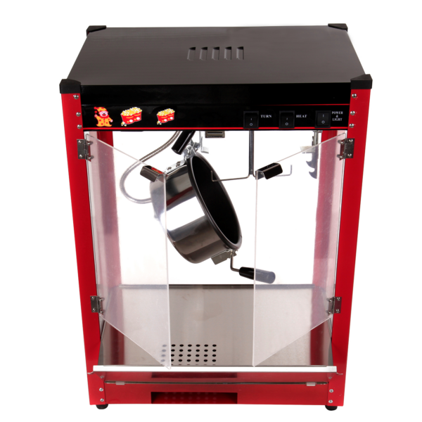 Stroj na popcorn 1370W (červený design)