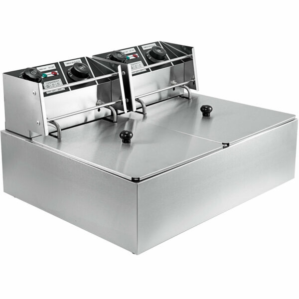 Elektrická fritéza Vevor 2x10L s časovačem