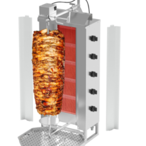 Plynový gril na kebab / gyros - 5 hořáků |80kg