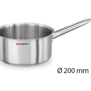 Kastrol s rukojetí - Ø 200 mm - výška: 130 mm