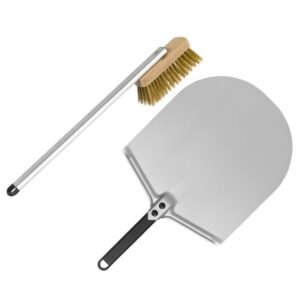 SET Lopata na pizzu 30cm (s kartáčem na vymetání)