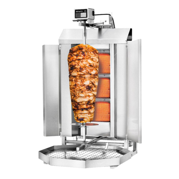 Plynový gril na kebab – 3 hořáky |40kg - Image 5