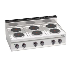 Elektrický sporák se 6 plotýnkami 15,6kW
