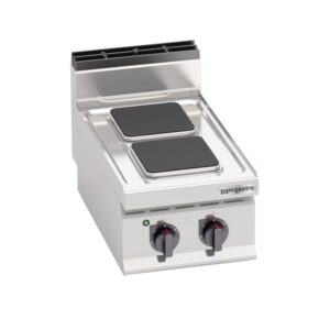 Elektrický sporák se 2 hranatými plotýnkami 5,2kW