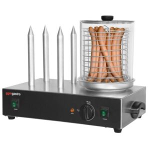 Ohřívač párků se 4 hroty - hot dog