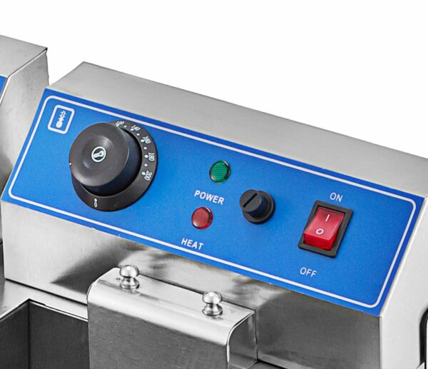 Elektrická fritéza 2 x 12L s odtokovým kohoutkem Vevor - Image 3