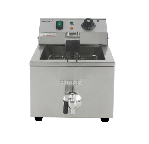 Elektrická fritéza 1x10L s odtokovým kohoutkem Protelex - Image 6