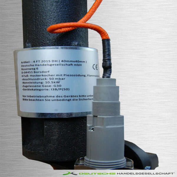 Plynová varná židle GKK1 10,5kW (1 hořák) - Image 3
