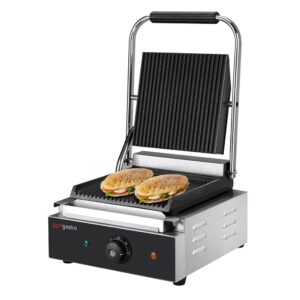 Kontaktní gril 0,41m - vroubkovaný 1800W