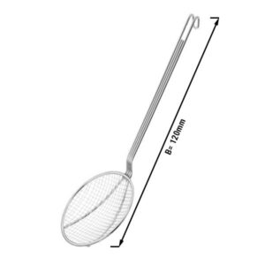 Naběračka na hranolky - nerezavějící ocel - 12 cm