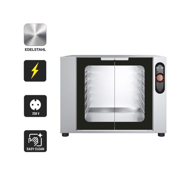 Pekárenský konvektomat pro 12x 600 x 400 mm a GN 1/1 (manuální) - Image 3