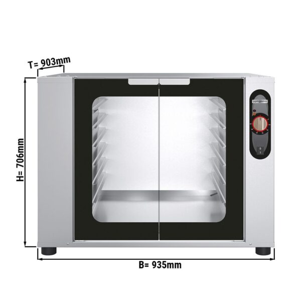 Pekárenský konvektomat pro 12x 600 x 400 mm a GN 1/1 (manuální) - Image 4
