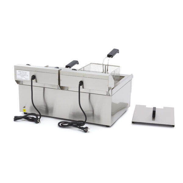 Maxima elektrická fritéza s kohoutkem – 2 x 16 l | 09365011 - Image 6