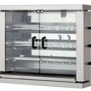 Gril na kuřata - plynový - 3 jehly pro 18 kuřat - 1098 x 480 x 820 mm