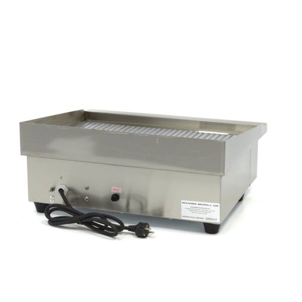 Elektrická grilovací deska – 55cm – 3kW – rýhovaná | MAXIMA 09300070 - Image 3