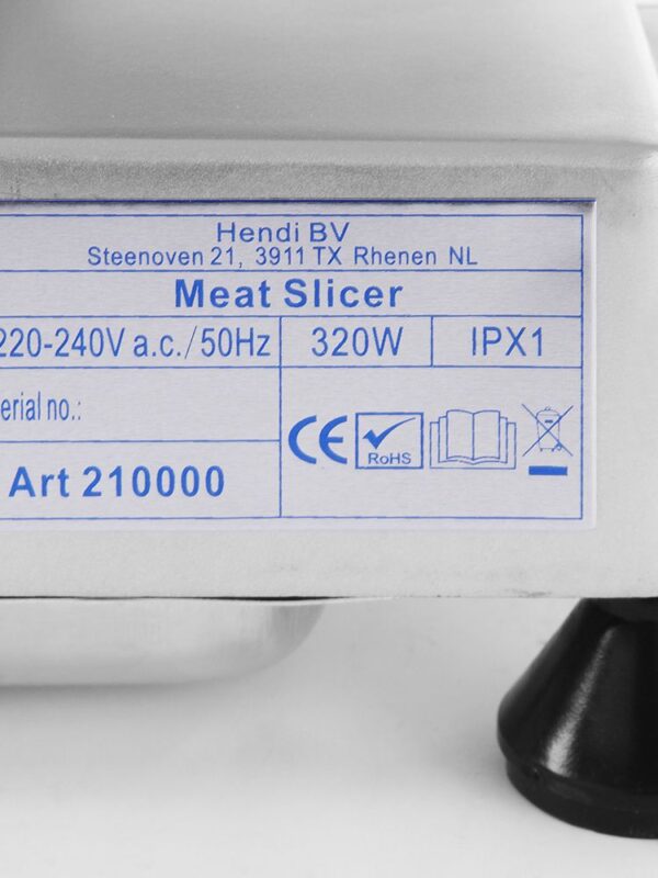 Nářezový stroj – 250 mm | Hendi 210000 - Image 2