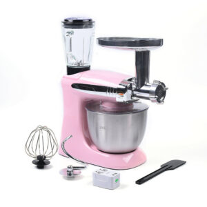 3v1 mixér - Drtič ledu - Mlýnek na maso - Hnětač těsta 1000w pink