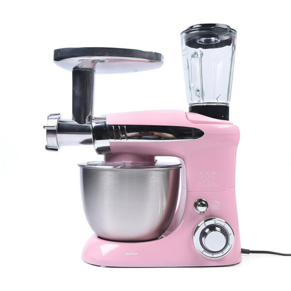 3v1 mixér - Drtič ledu - Mlýnek na maso - Hnětač těsta 1000w pink - Image 7