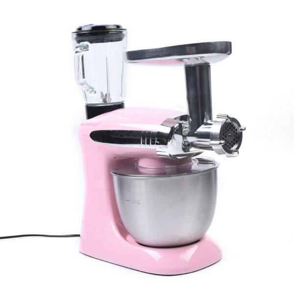 3v1 mixér - Drtič ledu - Mlýnek na maso - Hnětač těsta 1000w pink - Image 6