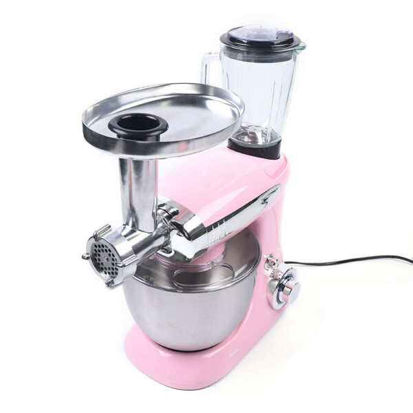 3v1 mixér - Drtič ledu - Mlýnek na maso - Hnětač těsta 1000w pink - Image 5