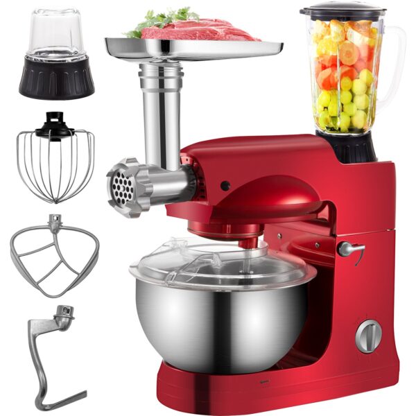 Vevor 4v1 mixér - Drtič ledu - Mlýnek na maso - Hnětač těsta 1000w 5l