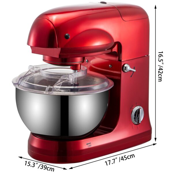 Vevor 4v1 mixér - Drtič ledu - Mlýnek na maso - Hnětač těsta 1000w 5l - Image 5