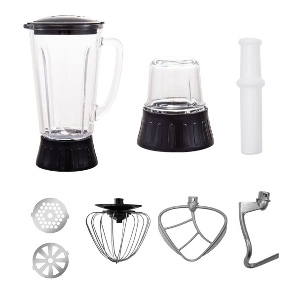 Vevor 4v1 mixér - Drtič ledu - Mlýnek na maso - Hnětač těsta 1000w 5l - Image 4