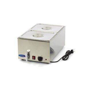 Bain Marie s kohoutkem + 2 x 1/2 GN sada | Maxima 09300010