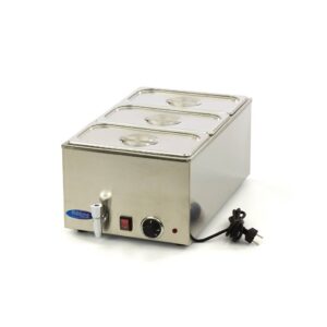 Bain Marie s kohoutkem + 3 x 1/3 GN sada | Maxima 09300011