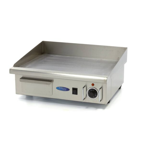 Elektrická grilovací deska – 55cm – 3kW – hladká | MAXIMA 09300065