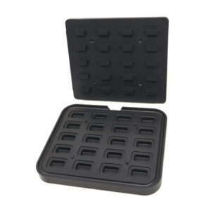 Forma na tartaletky Maxima - obdélník - 64x41/45x22 mm - 20 kusů