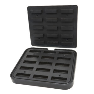 Forma na tartaletky Maxima - obdélník - 90x30/85x26 mm - 15 kusů