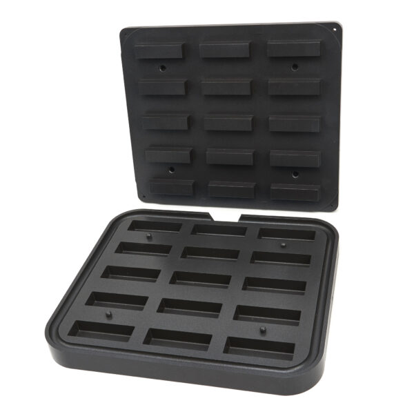 Forma na tartaletky Maxima - obdélník - 90x30/85x26 mm - 15 kusů