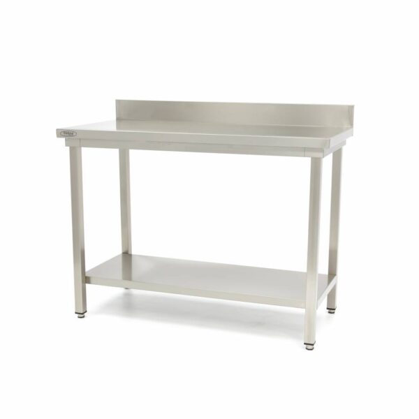 Pracovní nerezový stůl – 1000×600 mm s lemem Maxima 09300980 - Image 3