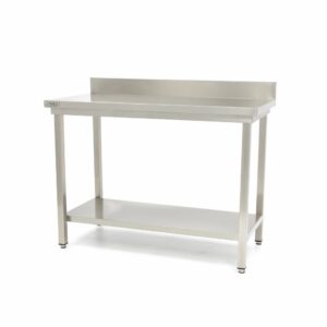 Pracovní nerezový stůl – 1000×600 mm s lemem Maxima 09300980