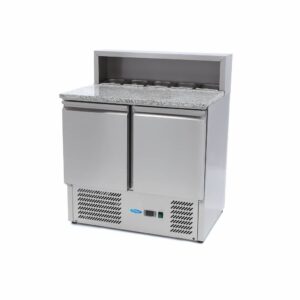Chladící pizza stůl 285L - žulová deska | Maxima 09400200