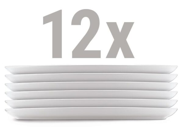 Talíř na pizzu 12 kusů Ø 31 cm - Image 4