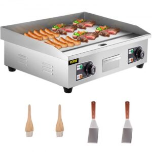 Vevor hladká elektrická grilovací deska 66cm (230v)