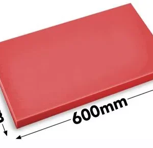 Krájecí deska - 40 x 60 cm - Tloušťka 2 cm - červená