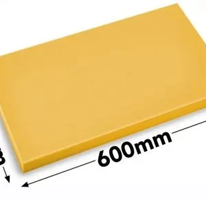 Krájecí deska - 40 x 60 cm - Tloušťka 2 cm - žlutá